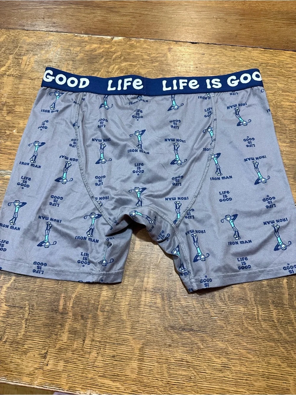 Life Is Good Men’s sz xl Boxer Briefs with Navy Waistband